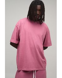BoohooMAN - Essential Washed Oversized Heavyweight T-Shirt - Lyst