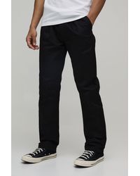 BoohooMAN - Straight Fit Pleat Front Work 365 Trouser - Lyst