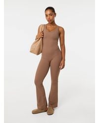 Pink Vanilla - Ruched Bum Openback Unitard - Lyst