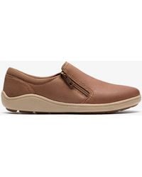Clarks - Bryianne Ashly Dark Sand Leather Shoes - Lyst