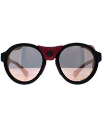 Moncler - Round Shiny Smoke Mirror Ml0046 - Lyst