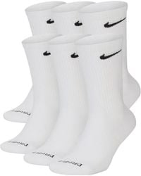 Nike - Everyday Plus Cushioned Training Crew Socks (6 Pairs) Cotton - Lyst