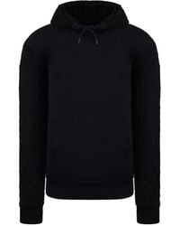 Criminal Damage - Cable Hoodie Cotton - Lyst