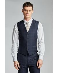 Ted Baker - Texture Rust Waistcoat - Lyst