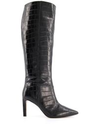 Dune - Spice Pointed Stiletto Knee High Heeled Boots - Lyst