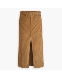 Levi's - Levi's Ankle Column Denim Skirt - Lyst
