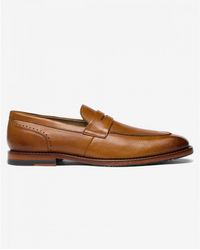 Oliver Sweeney - Buckland Milled Leather Penny Loafers - Lyst