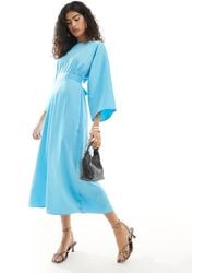 Closet - A-Line Kimono Midi Dress - Lyst