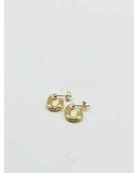 SVNX - Chunky Oval Half Hoop Earrings - Lyst