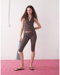 Collusion - Polka Dot Yoga Capris - Lyst