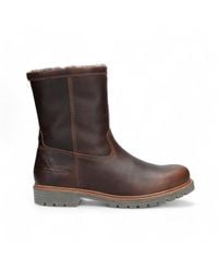 Panama Jack - Fedro Igloo C10 Leather Biker Ankle Boots - Lyst
