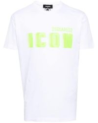 DSquared² - Cool Fit Blur Icon Logo T-Shirt Cotton - Lyst