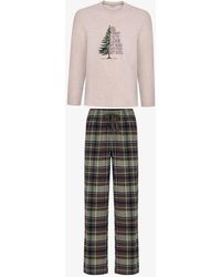 Penti - Pine Forest Plaid Long Sleeve Pajama Set - Lyst