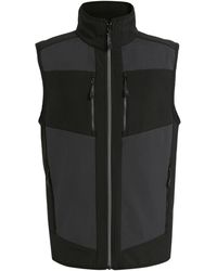 Regatta - E-volve Colour Block Softshell Bodywarmer (as/zwart) - Lyst