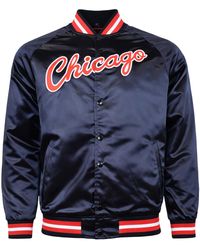 Mitchell & Ness - Nba Chicago Bulls Lightweight Satin Jacket - Lyst