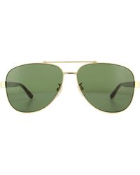 Gucci - Gc001244 Aviator Sunglasses - Lyst