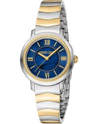 Roberto Cavalli - Rc5L056M0095 Quartz Stainless Steel & Mop 5 Atm 30 Mm - Lyst