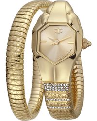Just Cavalli - Glam Evo 2 Champagne Dial Bracelet Watch - Lyst
