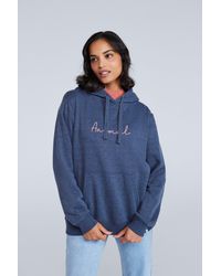 Mountain Warehouse - 'Maya' Hoodie With Front Pocket Breathable Cosy Pullover Cotton - Lyst