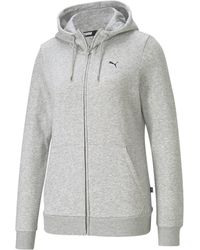 PUMA - Essentials Full-Zip Hoodie - Lyst