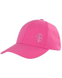Island Green - Ladies Diamante Logo Baseball Cap Cotton - Lyst