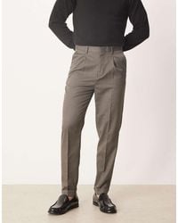 ASOS - Smart Tapered Fit Trousers - Lyst