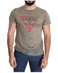 Guess - Chic Cotton Stretch Tee - Lyst