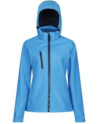 Regatta - Ladies Venturer Hooded Soft Shell Jacket (French/ - Lyst