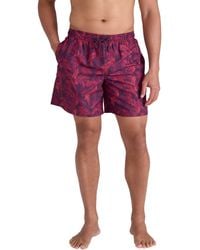 Mountain Warehouse - 'Aruba' Printed Swim Shorts Drawstring Quick Drying Swimming Trunks - Lyst