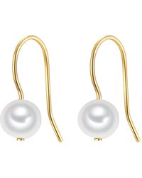 Valero Pearls - Drop Earring Sterling Freshwater Cultured Pearl - Lyst