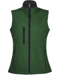 Sol's - Ladies Rallye Soft Shell Bodywarmer Jacket (Bottle) - Lyst