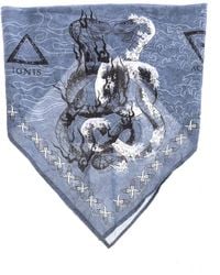 Buff - Twisted Knit Collar Scarf - Lyst