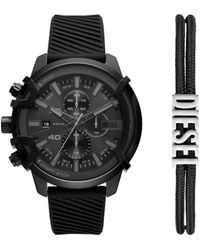DIESEL - Griffed Watch Dz4650Set Silicone - Lyst