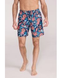 Mountain Warehouse - 'Aruba' Printed Swim Shorts Drawstring Quick Drying Swimming Trunks - Lyst
