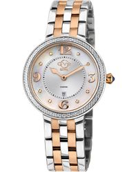 Gv2 - By Gevril 12904B Verona Swiss Diamond Watch - Lyst