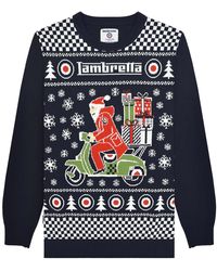 Lambretta - Aw25 Scooter Christmas Jumper Cotton - Lyst