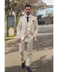 TruClothing - 3 Piece Linen Formal Summer Wedding Suit Cotton - Lyst