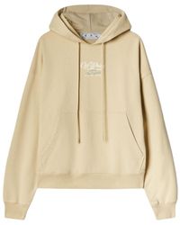 Off-White c/o Virgil Abloh - Script Logo Opposite Over Skate Fit Hoodie Cotton - Lyst