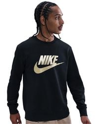 Nike - Sportswear Club Jersey Regular Long-Sleeved Sweatshirt - Lyst