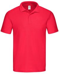 Fruit Of The Loom - Original Pique Polo Shirt Cotton - Lyst