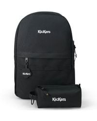 Kickers - Gemini Schwarzer Rucksack Mit Federmäppchen - Lyst