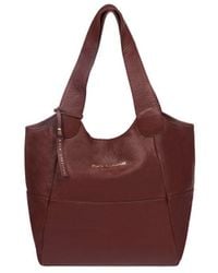 Pure Luxuries - 'Freer' Rich Leather Tote Bag - Lyst