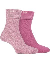 Jeep - Ladies Turn Cuff Socks - Lyst