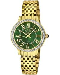 Gv2 - Astor Iii Mop Dial Swiss Quartz Stainless Steel Diamond Watch - Lyst