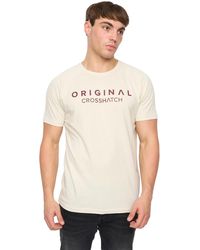 Crosshatch - Chantlars T-Shirt (Off) Cotton - Lyst