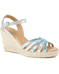 Jones Bootmaker - Alivia2 Leather Wedge Heel Espadrilles - Lyst