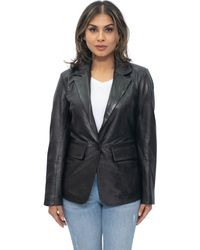 Infinity Leather - Soft Blazer Jacket-Apeldoorn - Lyst