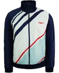 PUMA - Fitted Orginals Track Jacket Zip Up Long Sleeve Top 550953 01 - Lyst