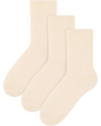 Steve Madden - 3 Pairs Wool Dress Socks - Lyst