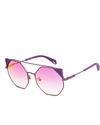 Police - Purple Metal Sunglasses - Lyst